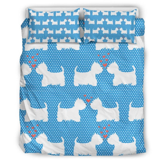 Westie Blue CL11100280MDB Bedding Sets