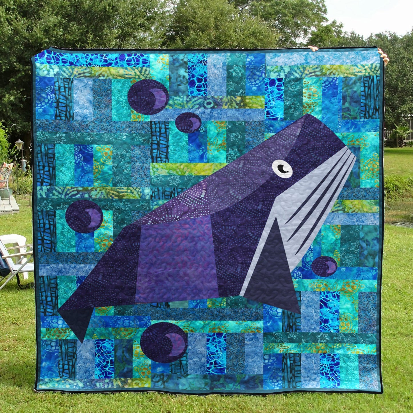 Whale BL270639 Quilt Blanket