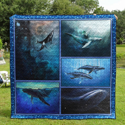 Whale CLH0511652Q Quilt Blanket