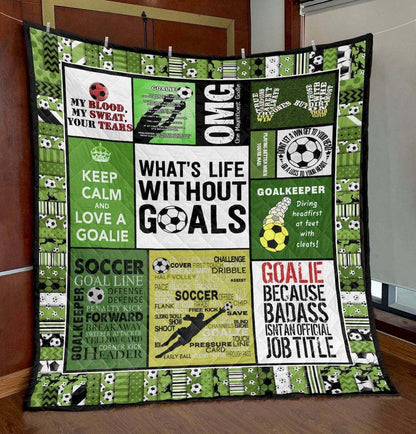 What S Life Without Goals PK290579 Quilt Blanket