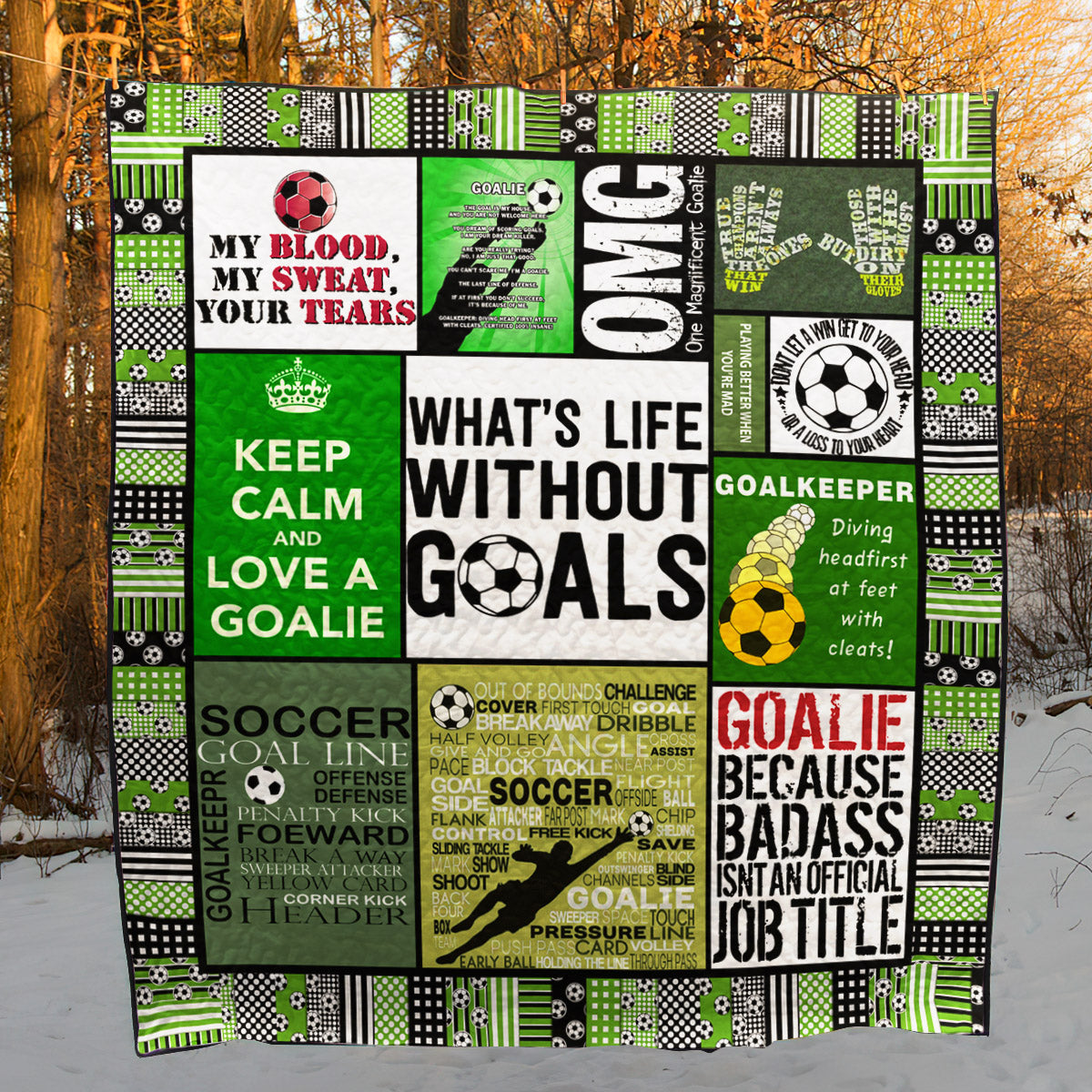 What S Life Without Goals PK290579 Quilt Blanket