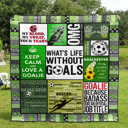 What S Life Without Goals PK290579 Quilt Blanket