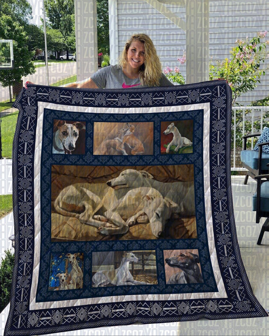 Whippet CL20110315MDQ Quilt Blanket