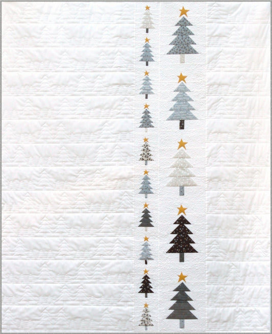 White Christmas Tree CLM0111293 Quilt Blanket