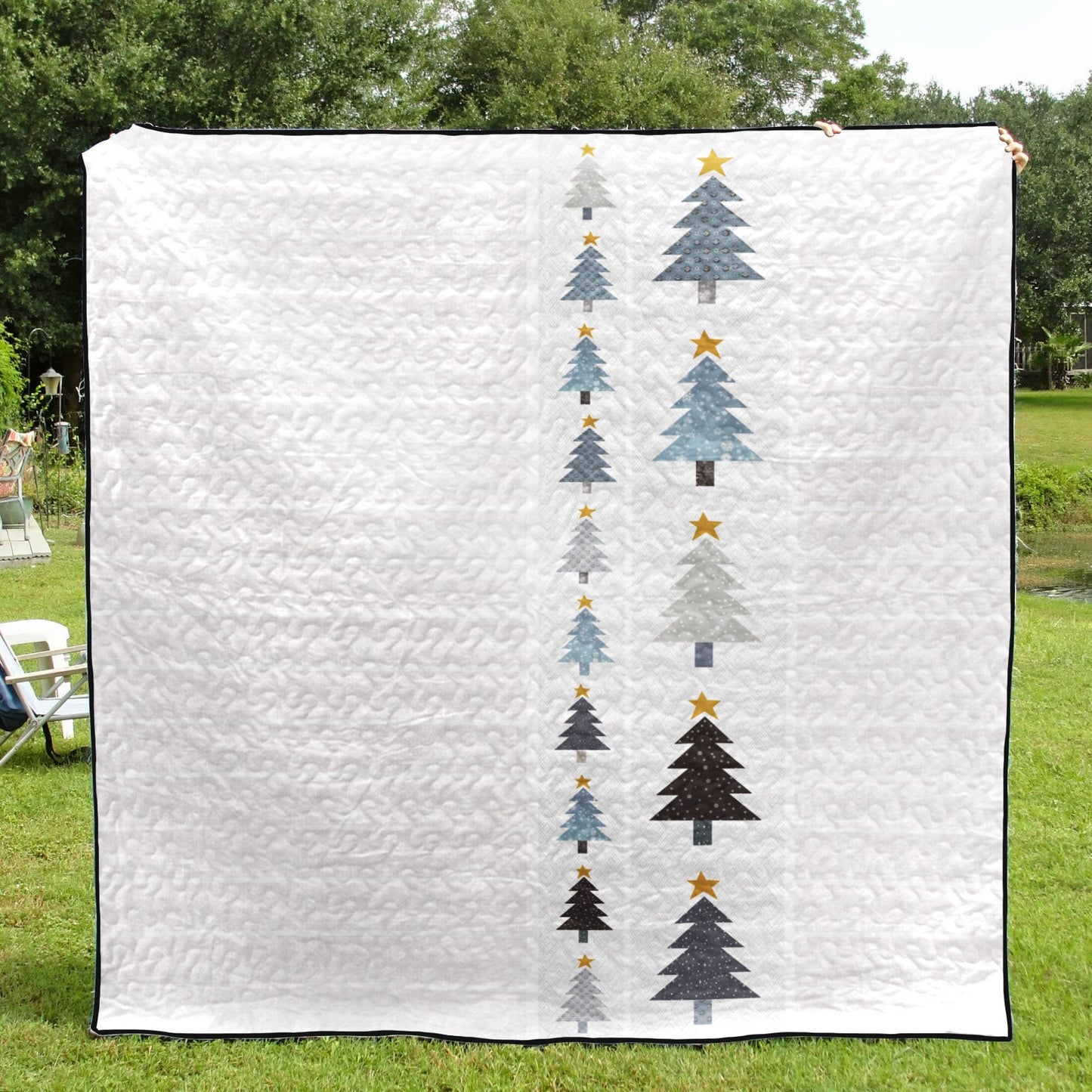 White Christmas CLA1710591Q Quilt Blanket