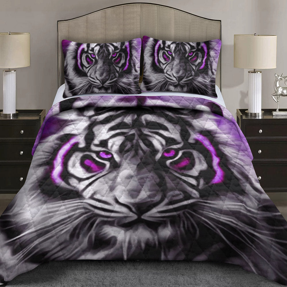 White Tiger Quilt Bedding Set TL021003