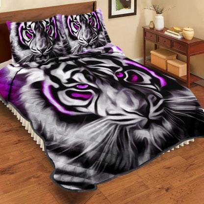 White Tiger Quilt Bedding Set TL021003