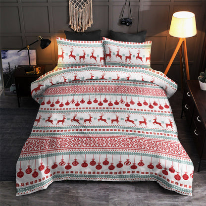 White Red Silent Night CLA0111404B Bedding Sets