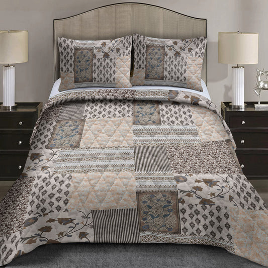 Whitman Patchwork CLA2910150 Quilt Bedding Set