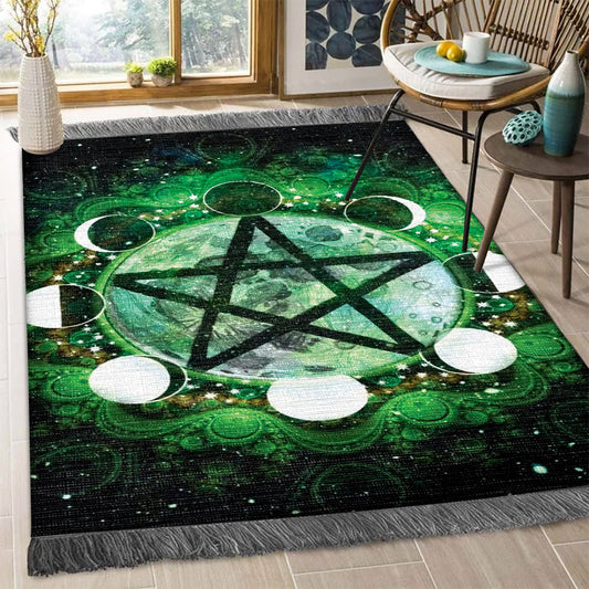 Wicca Pentagram NN1110176F Decorative Floor-cloth