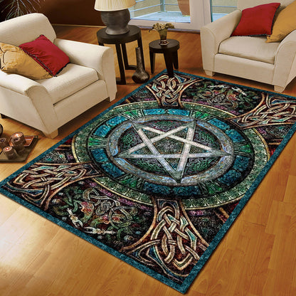 Wicca Symbol CLA15100082R Rug