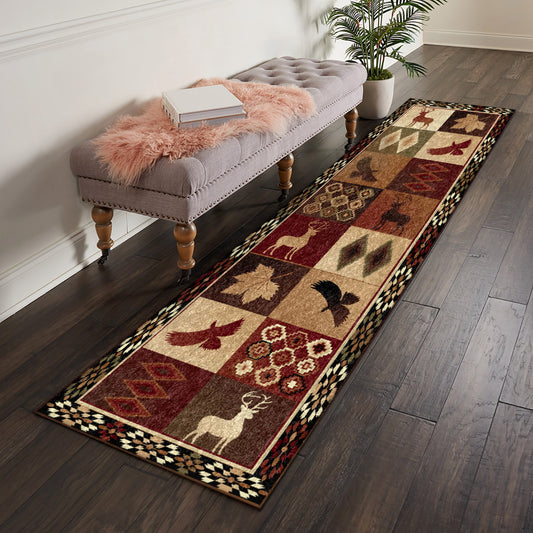 Wildlife Lodge TL270930N Runner Rug