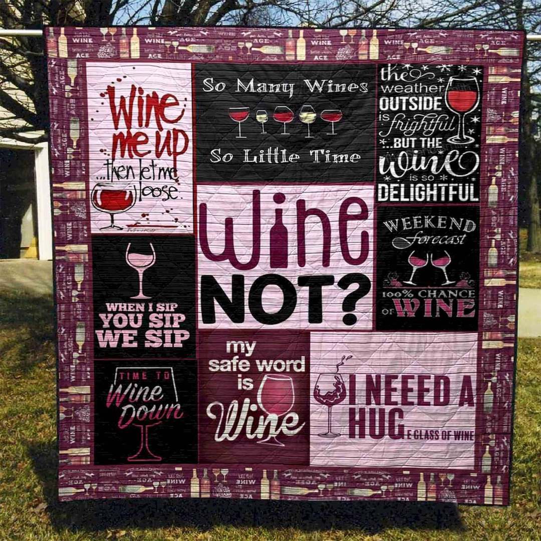 Wine Not PK270559 Quilt Blanket