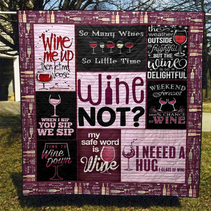 Wine Not PK270559 Quilt Blanket