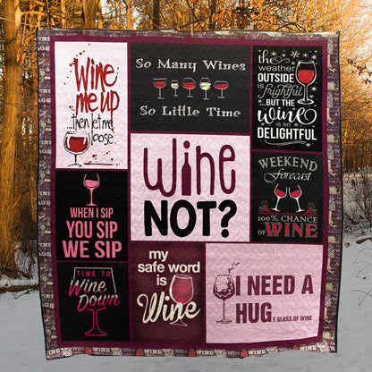 Wine Not PK270559 Quilt Blanket