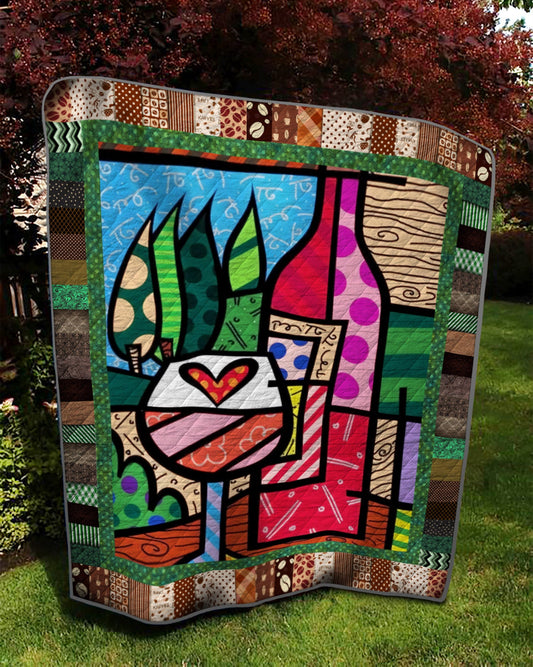 Wine TD10111507 Quilt Blanket