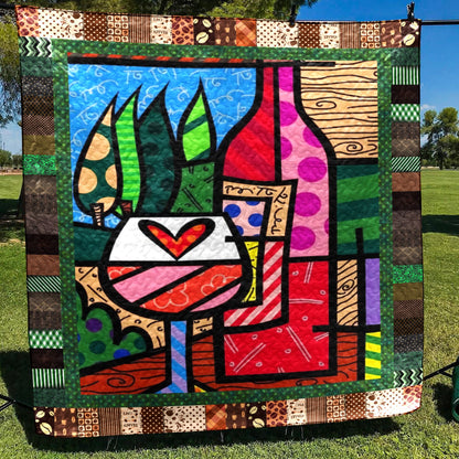 Wine YH3010892 Quilt Blanket