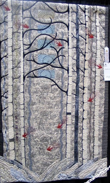 Winter Forest With Bird CLA25111029Q Quilt Blanket