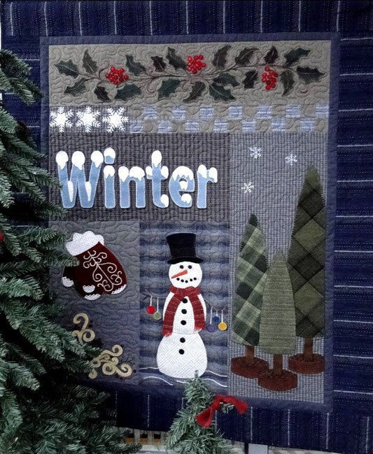 Winter Snowman CLT0411218H Quilt Blanket