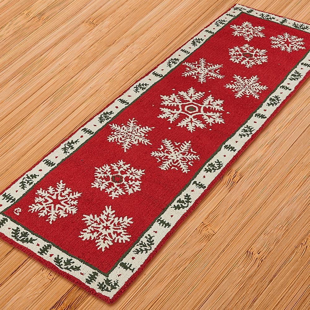 Winter Flakes CLM2110082R Runner Rug