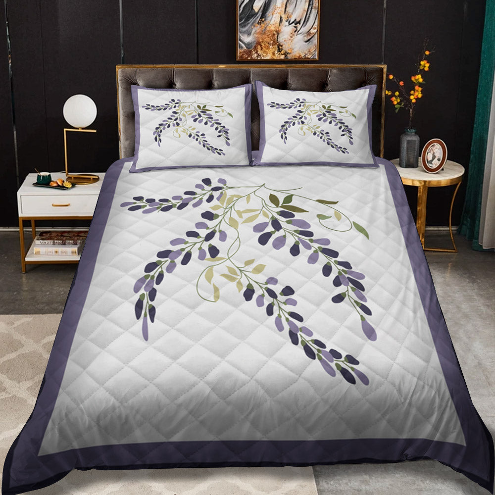 Wisteria Garden CLA0510483B Quilt Bedding Set