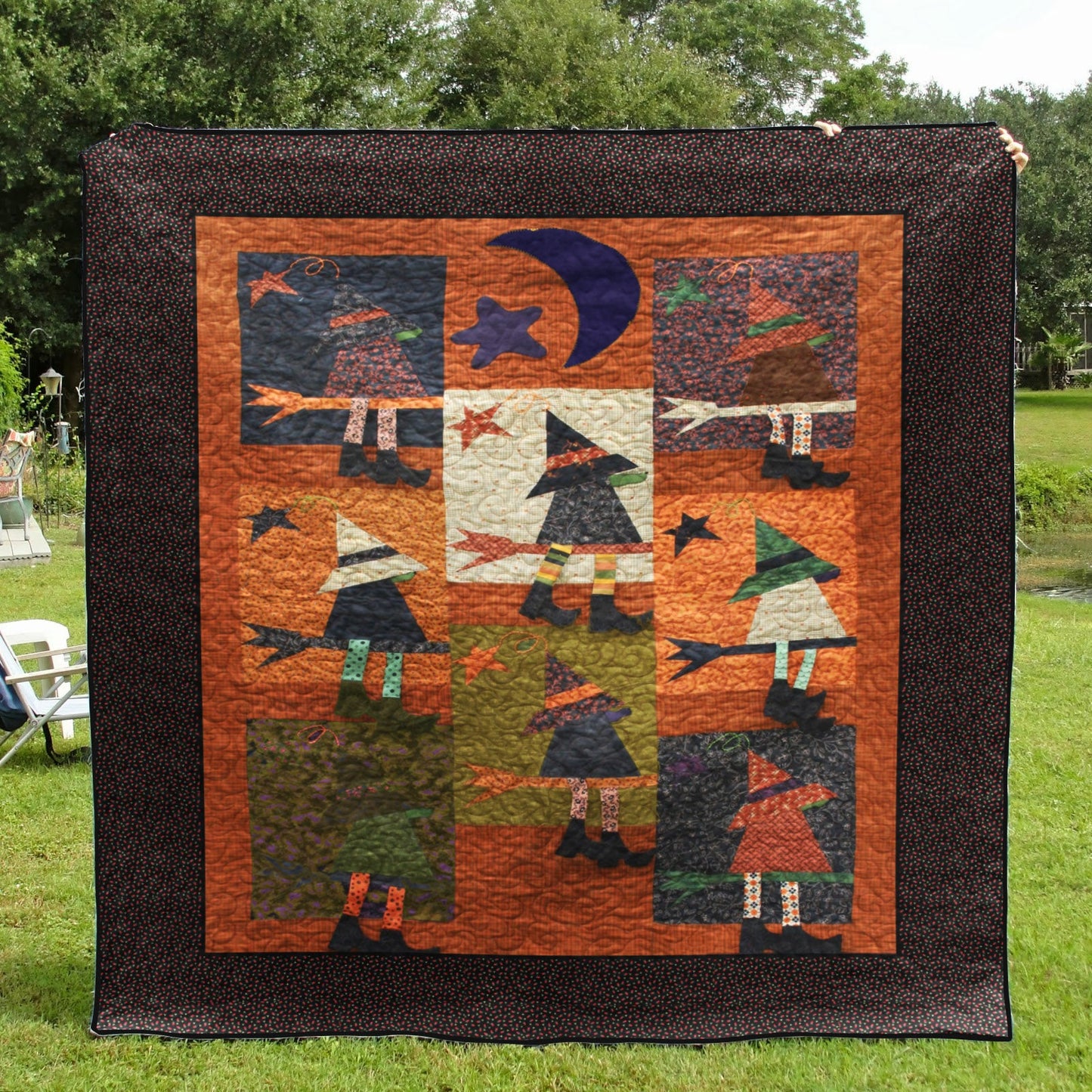 Witch Halloween CLA1410613Q Quilt Blanket