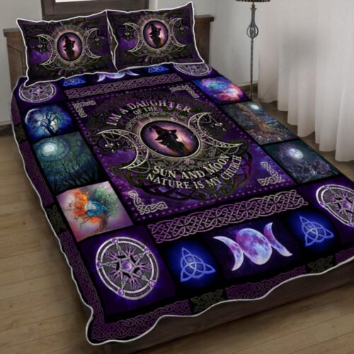 Witch I???m A Daughter Of The Sun And Moon Quilt Bedding Set CLH0909010