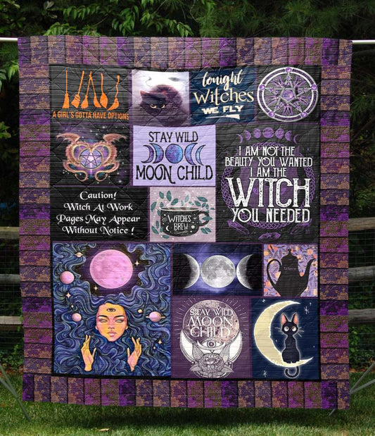 Witch PKT240650 Quilt Blanket