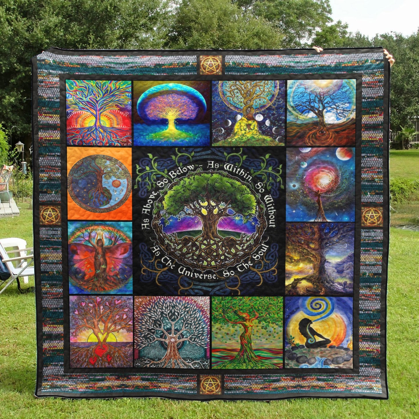 Witchcraft Tree Of Life CLA0211063Q Quilt Blanket