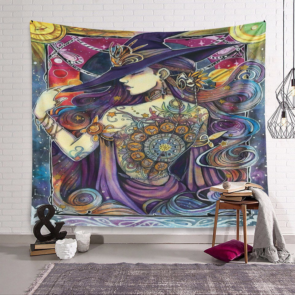 Witches CL280840MDT Decorative Wall Hanging Tapestry