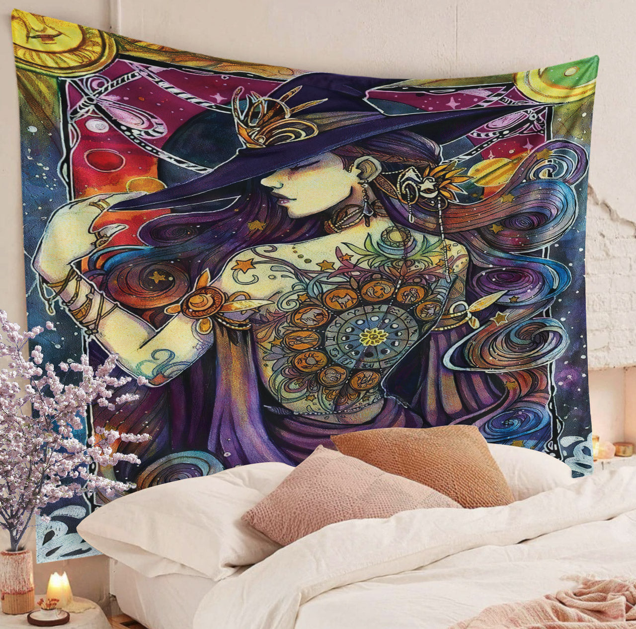 Witches CL280840MDT Decorative Wall Hanging Tapestry