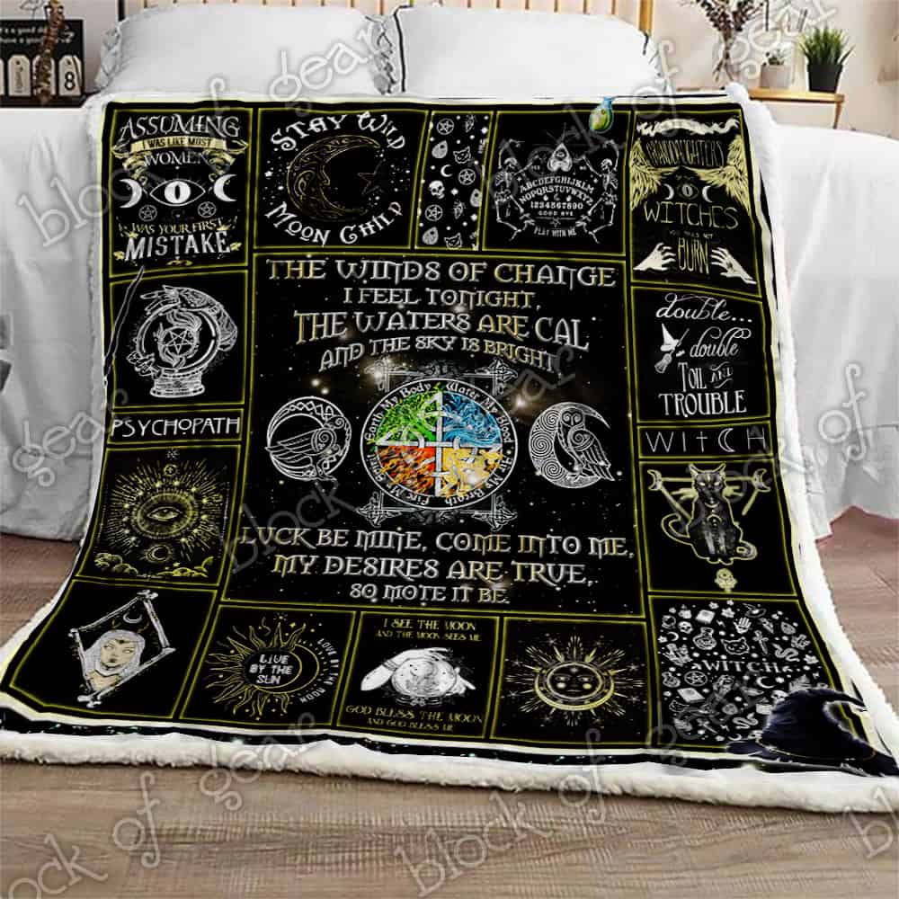 Witches CL301359MDF Sherpa Fleece Blanket