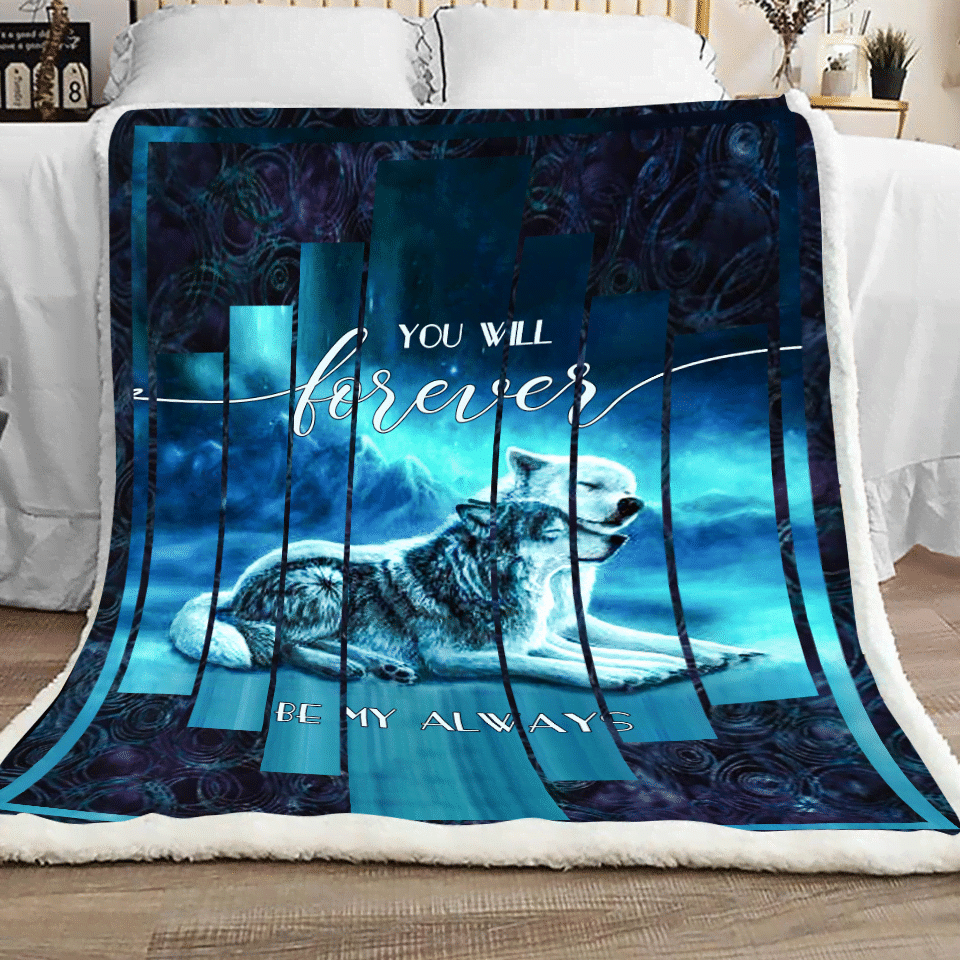 Wolf CL280867MDF Sherpa Fleece Blanket