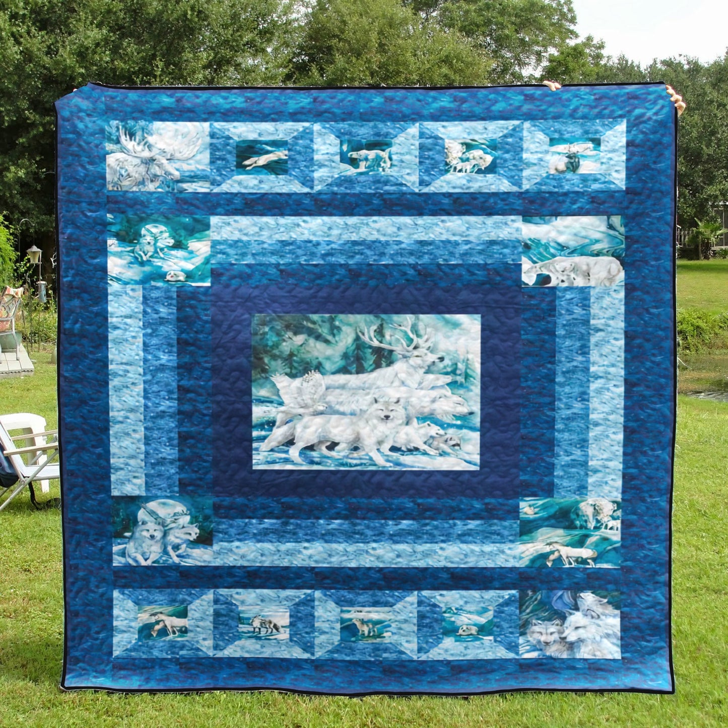 Wolf CLA1410616Q Quilt Blanket