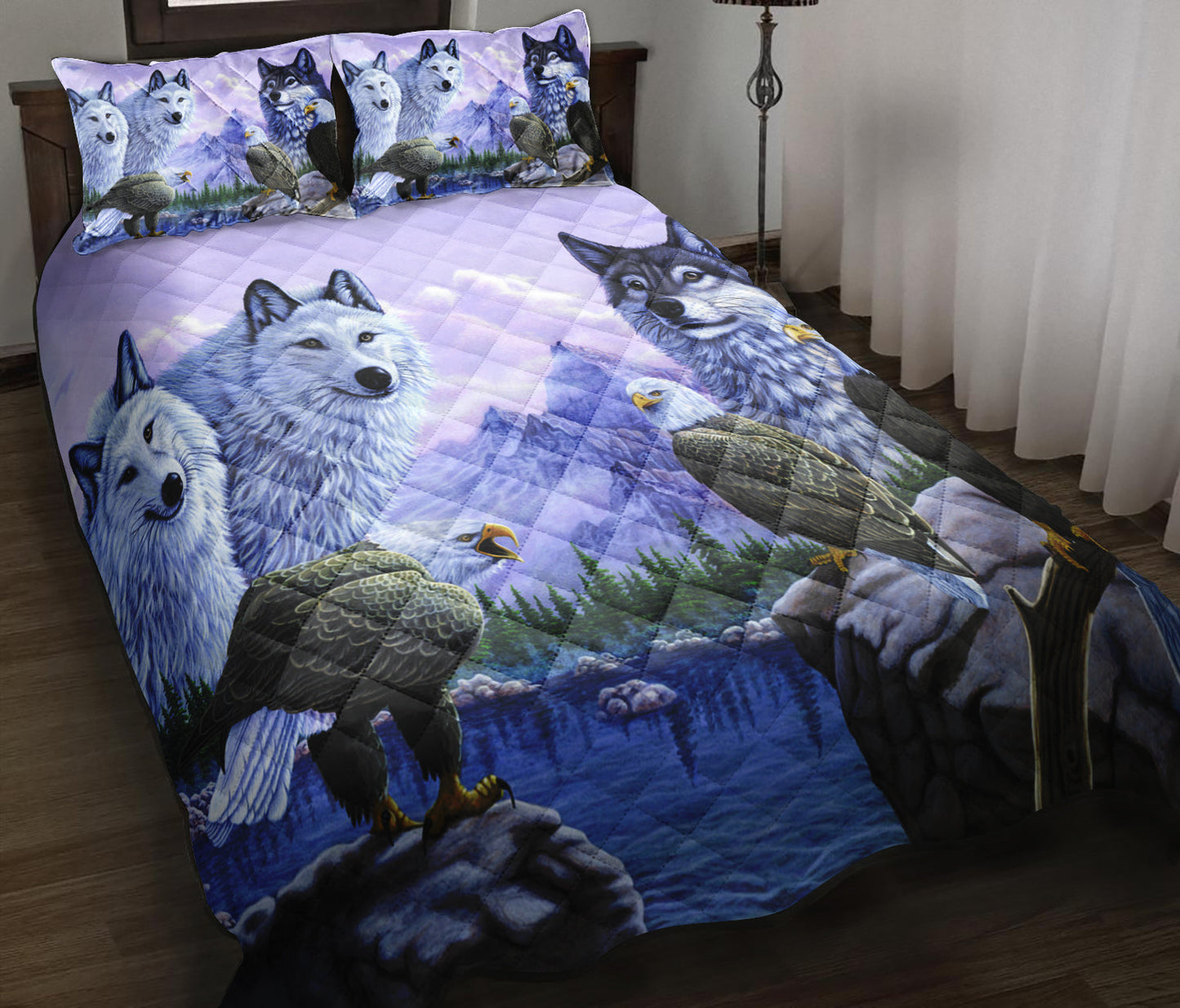 Wolf Spirit Quilt Bedding Set ND240908