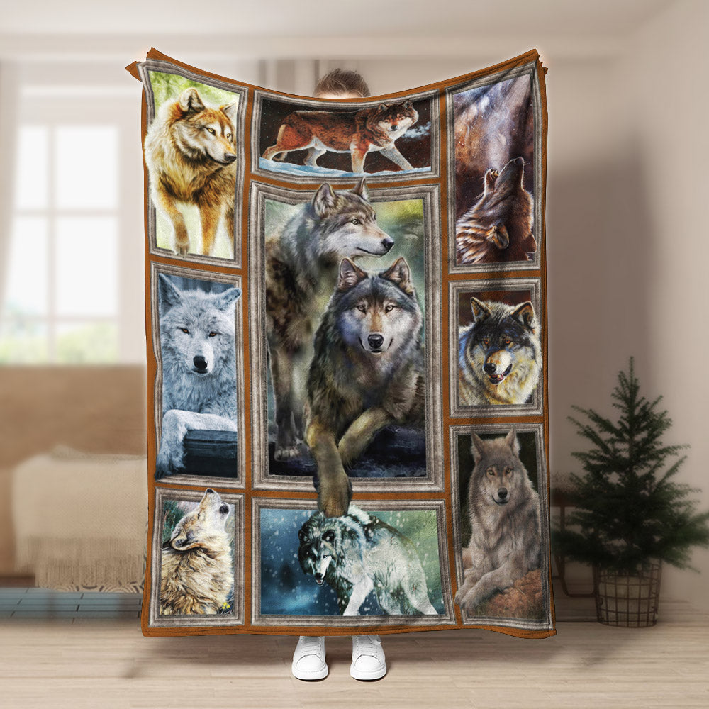 Wolf CL270865MDF Sherpa Fleece Blanket