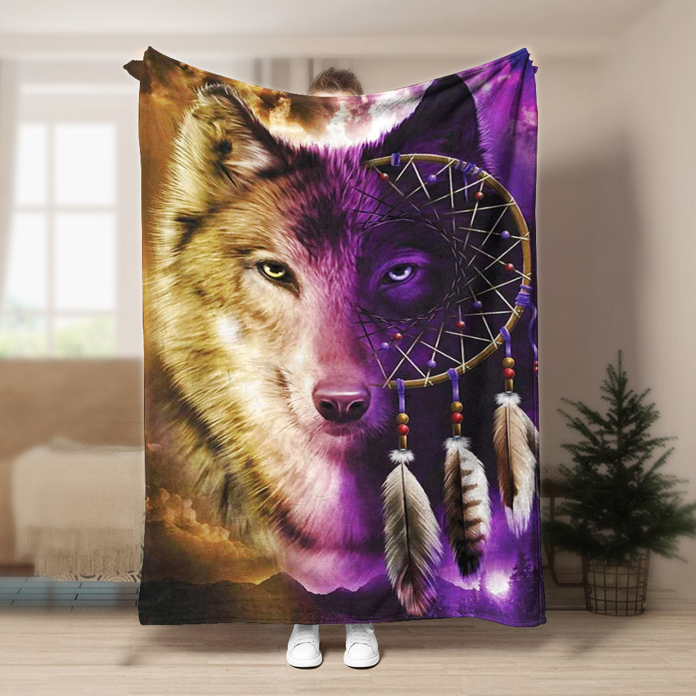 Wolf CLA150859f Sherpa Fleece Blanket