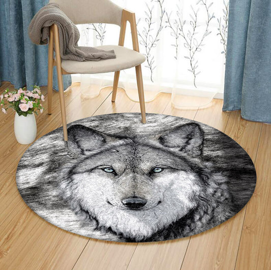 Wolf HM300983TM Round Area Rug