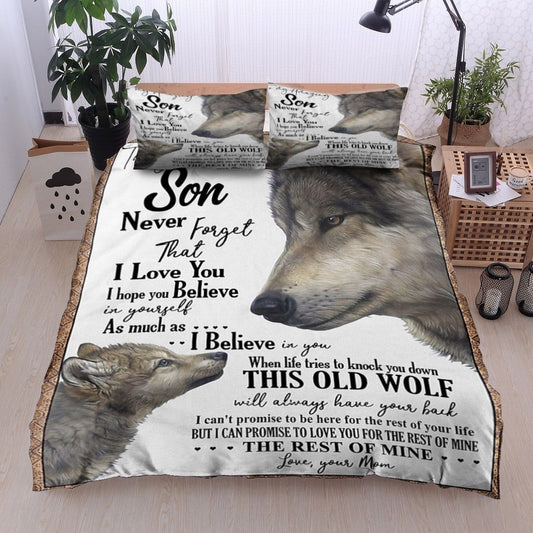 Wolf Mom To Son CL11120114MDB Bedding Sets