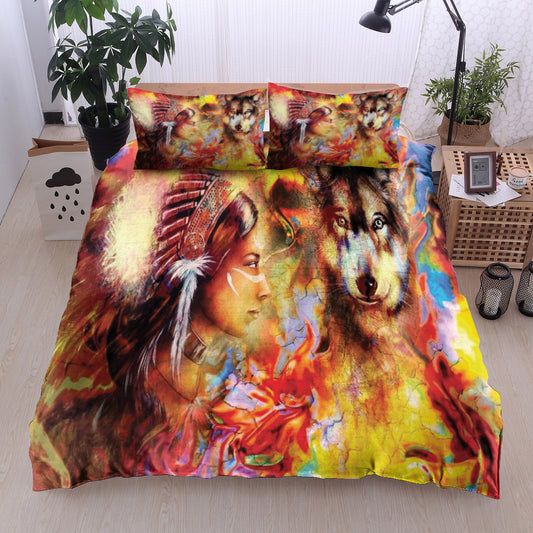 Wolf Native American HN16100336B Bedding Sets