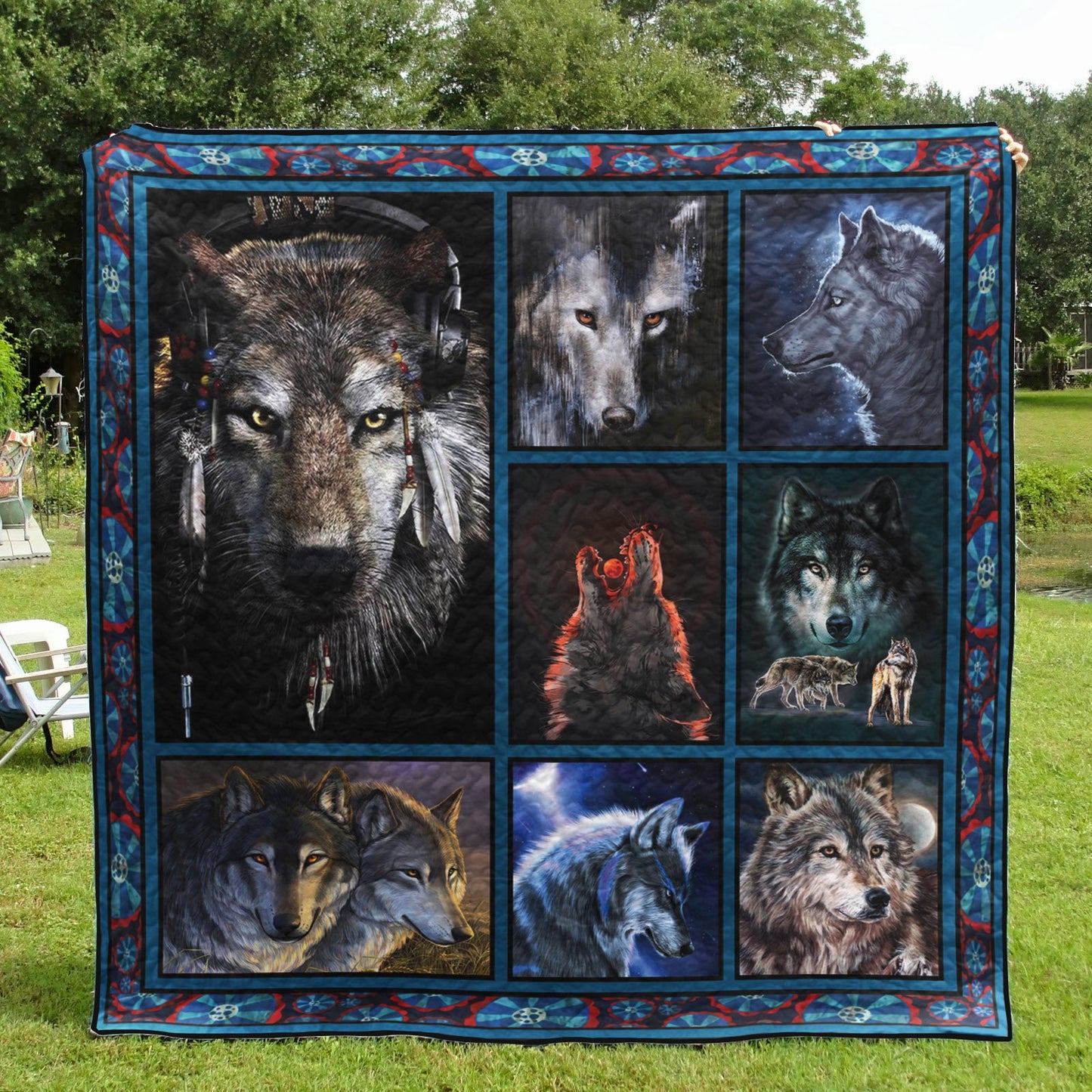 Wolves CLH0511688Q Quilt Blanket