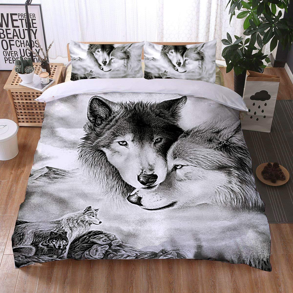 Wolves CLM2110654B Bedding Sets