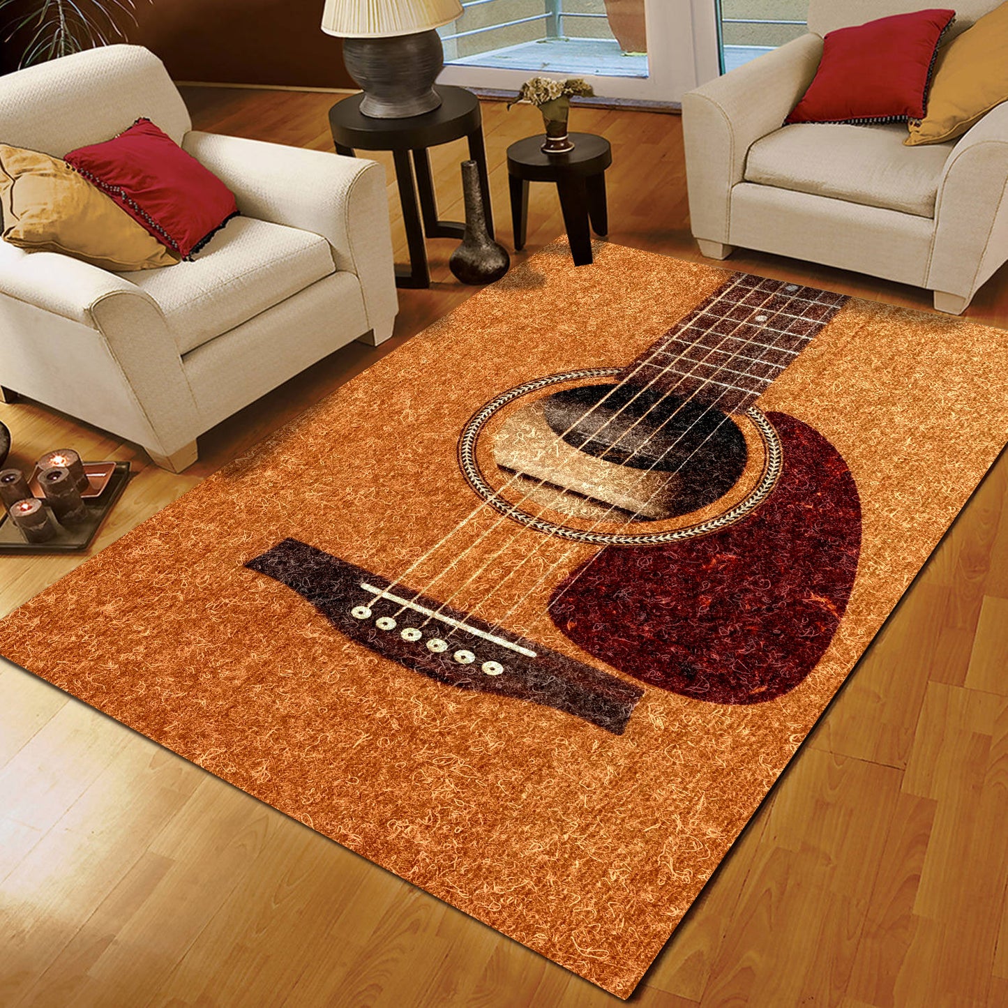 Wooden Guitar CLM100830 Rug