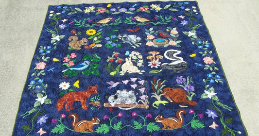 Woodland Animal CLM0711496 Quilt Blanket