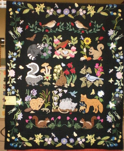 Woodland Animals CLM0711501 Quilt Blanket