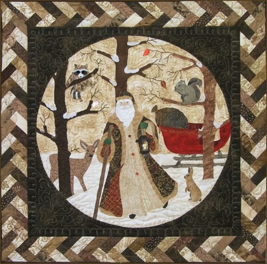 Woodland Christmas CLA0111896Q Quilt Blanket