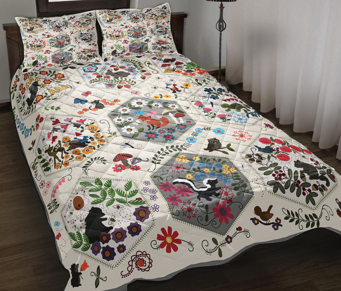 Woodland Quilt Bedding Set TL080907