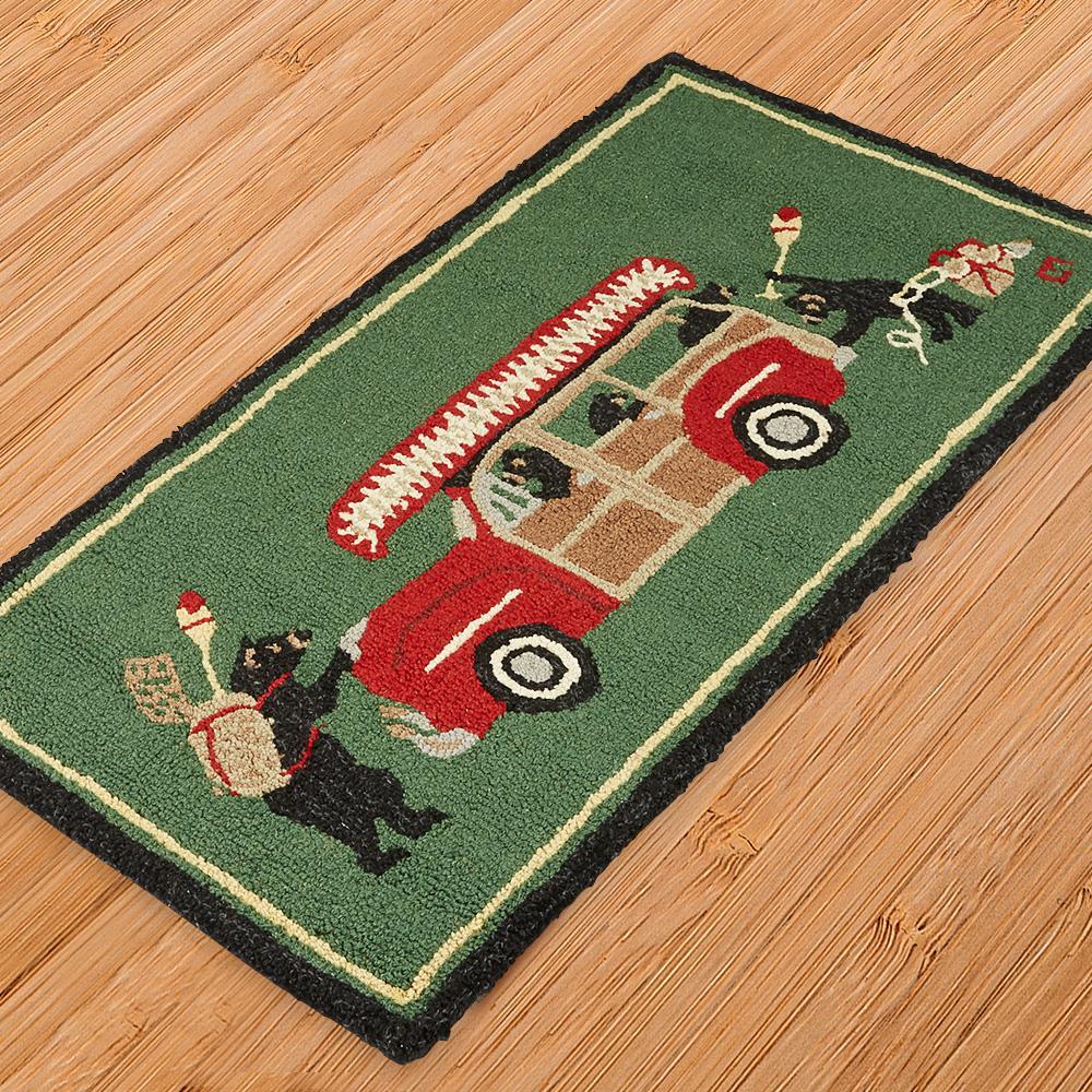 Woody Wagon Bear CLM1610243M Rug