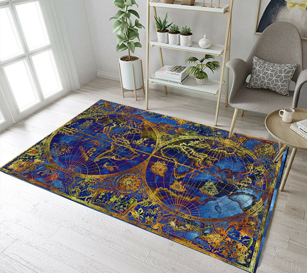 World Map CLA2409313R Rug