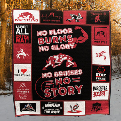 Wrestling CLH0511703Q Quilt Blanket